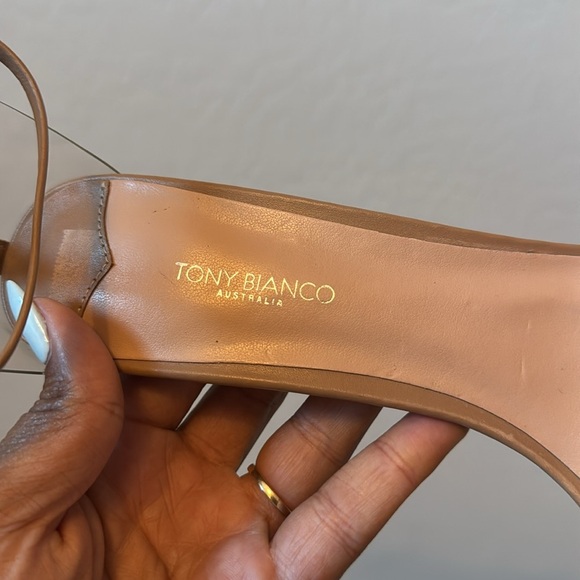 Tony Bianco Kosumi Heel in Skin Capretto Size 10 - Picture 5 of 9